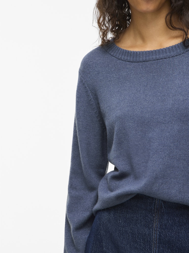 Vila Damen Pullover Vintage Indigo/