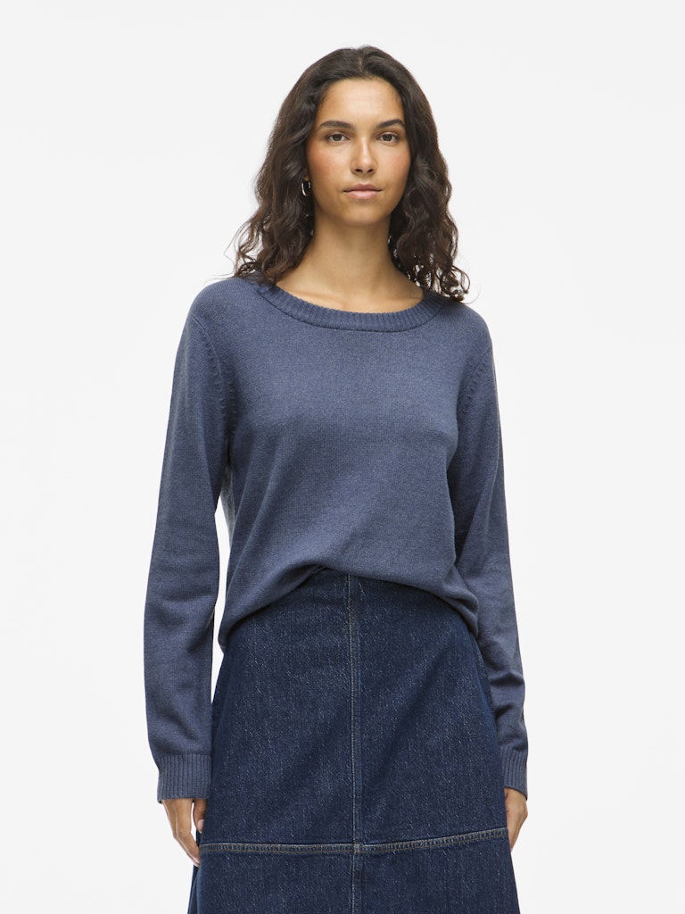 Vila Damen Pullover Vintage Indigo/