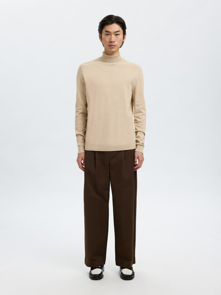 Selected homme Herren Pullover  Oatme