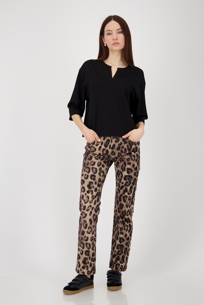 Monari Damen T-Shirts  Schwarz