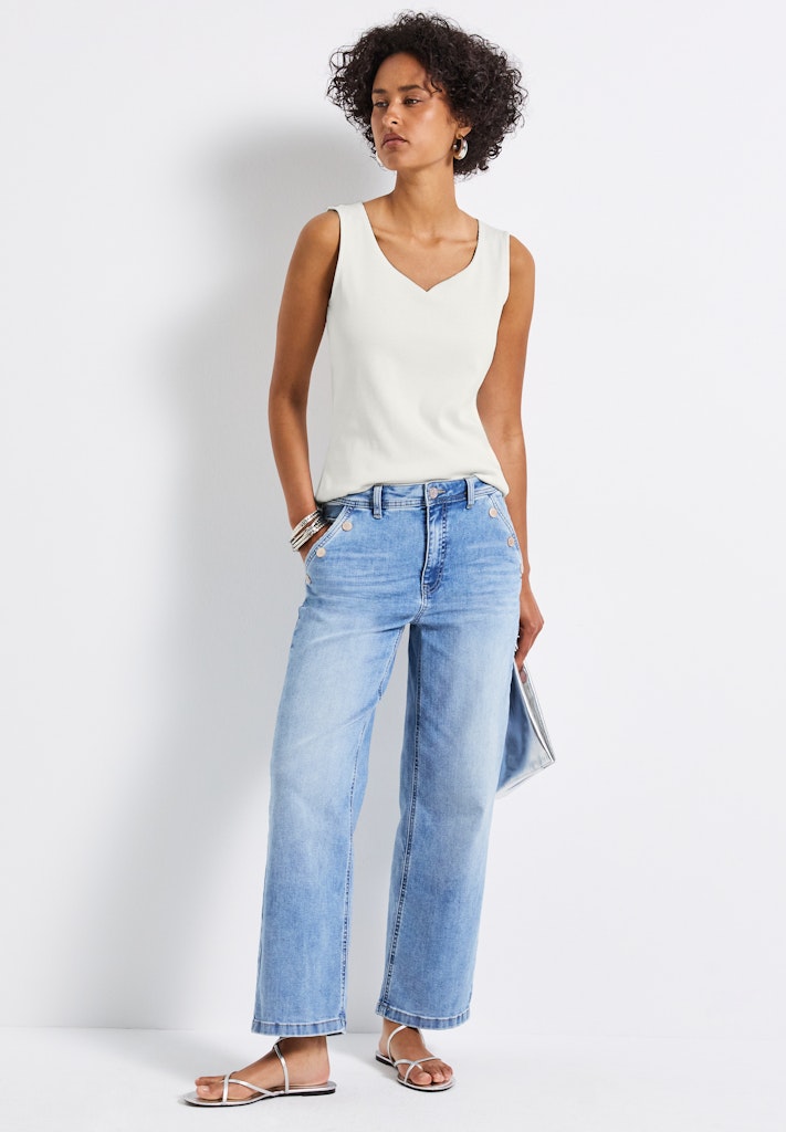 Street One Damen T-Shirts  Off White