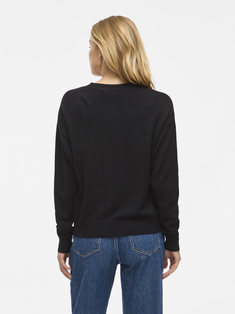 Vila Damen Strickjacken Black