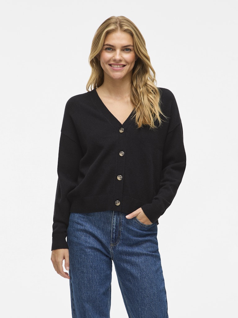 Vila Damen Strickjacken Black