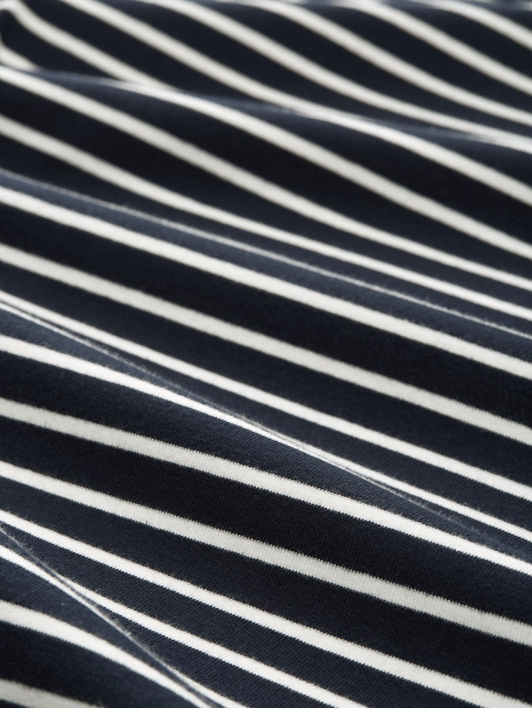 Tom Tailor Damen T-Shirts Navy Offwhite T