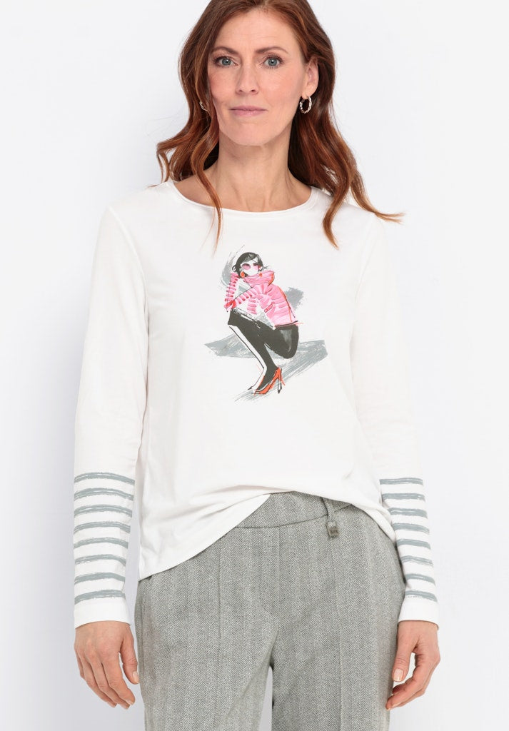 Bianca Damen T-Shirts Ivory