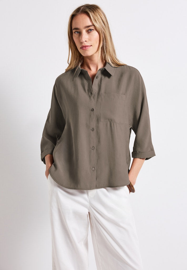 Street One Damen Blusen  Dark Tumb