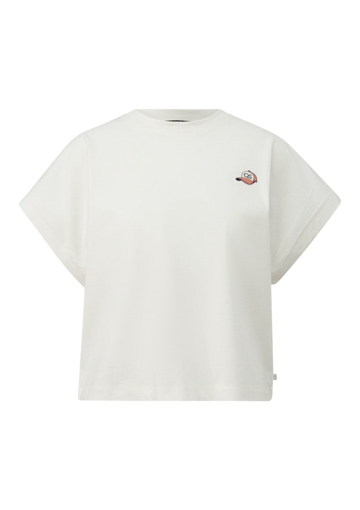 QS by S.Oliver Damen T-Shirts White