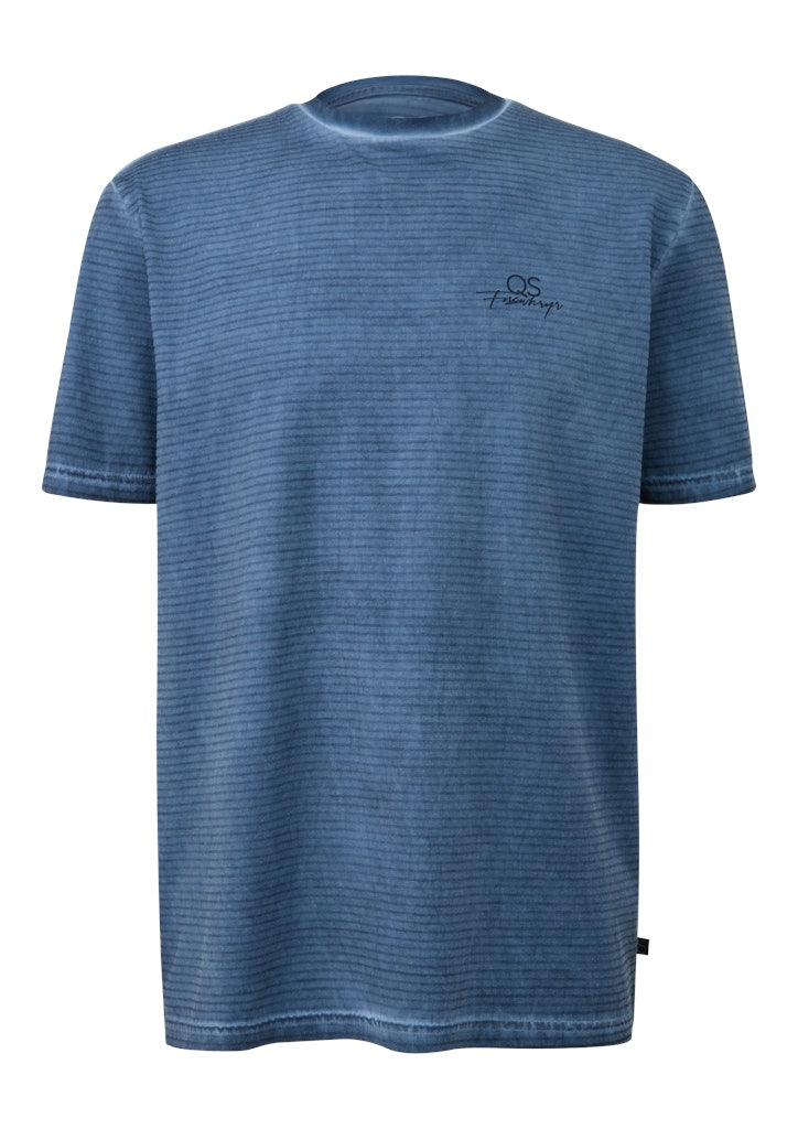 QS by S.Oliver Herren T-Shirts kurz Blue
