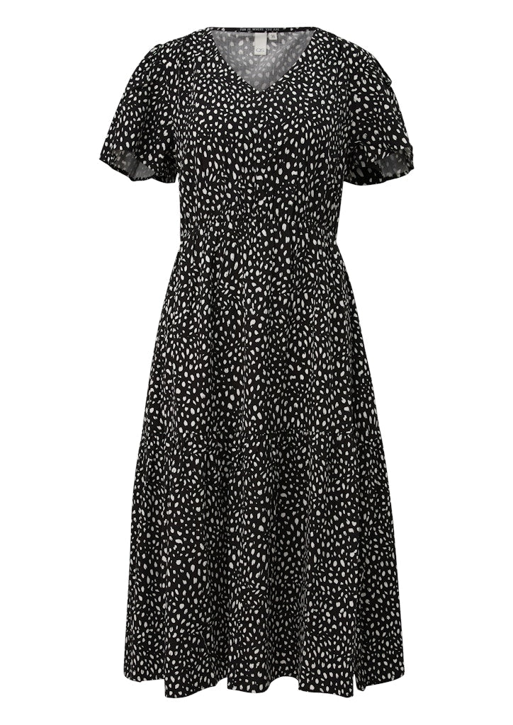 QS by S.Oliver Damen Kleider Grey/Black