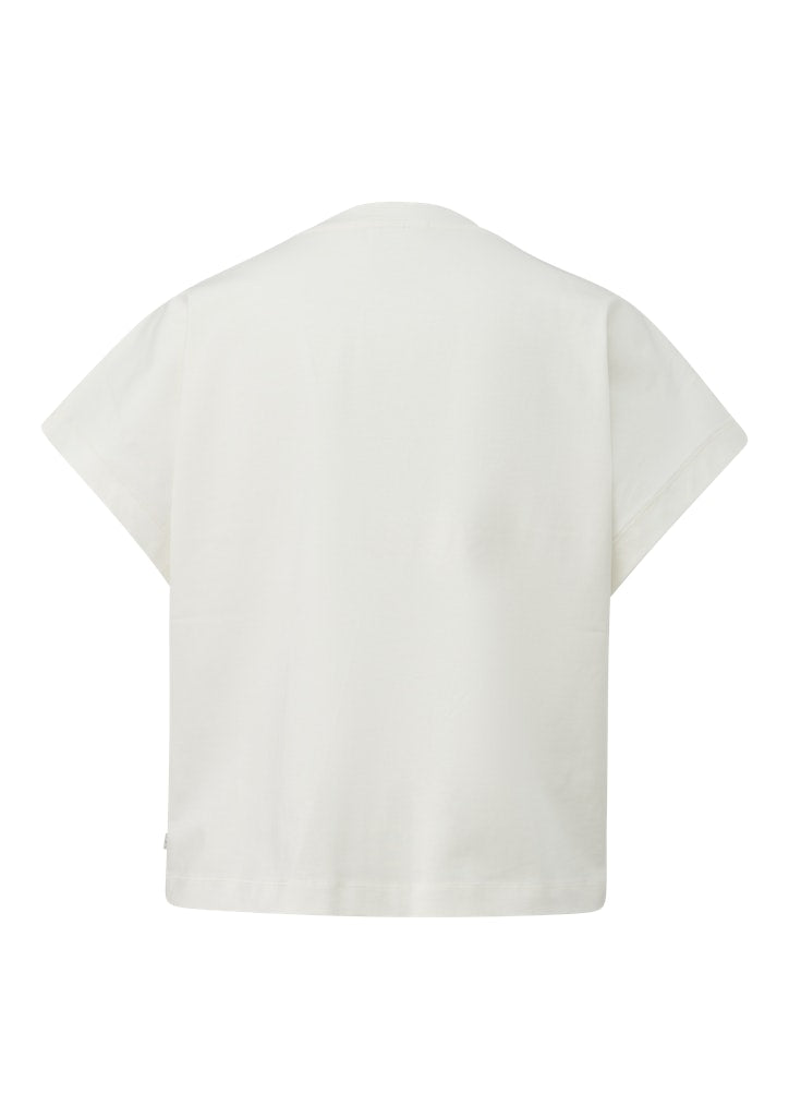 QS by S.Oliver Damen T-Shirts White