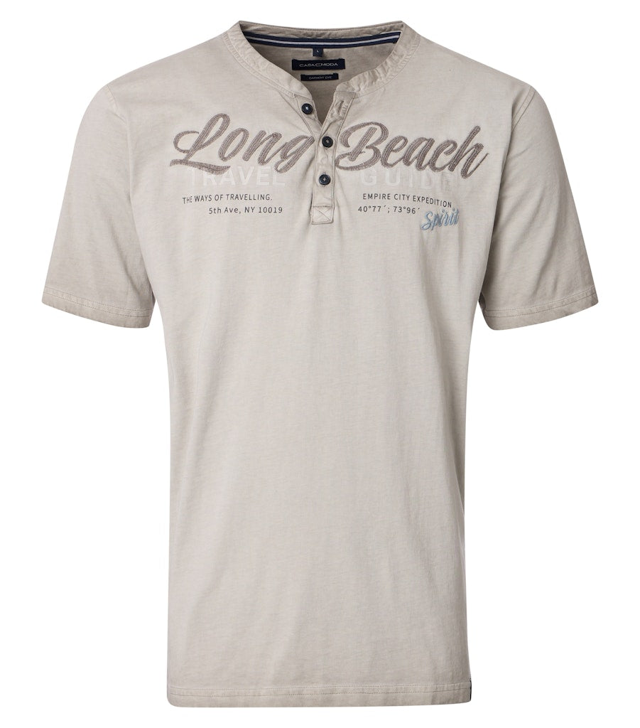 Casa Moda Herren T-Shirts kurz  Beige