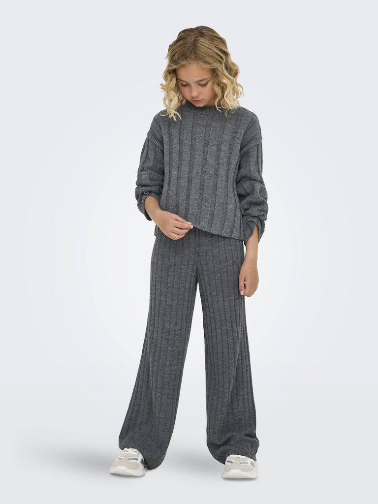 Only Mädchen Pullover & Strickjacken Dark Grey Melan