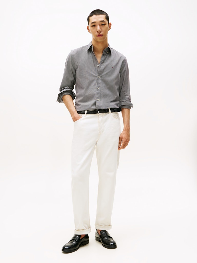 Tommy Hilfiger Herren Hemden Og Grey