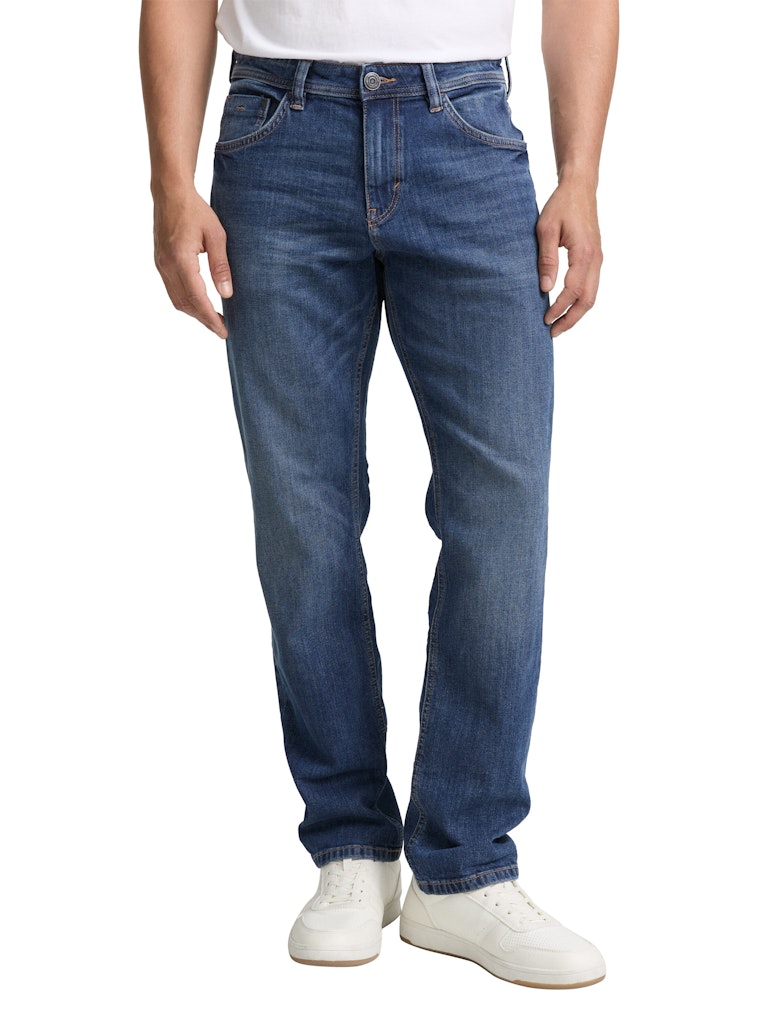 Tom Tailor Herren Jeans Used Mid Stone