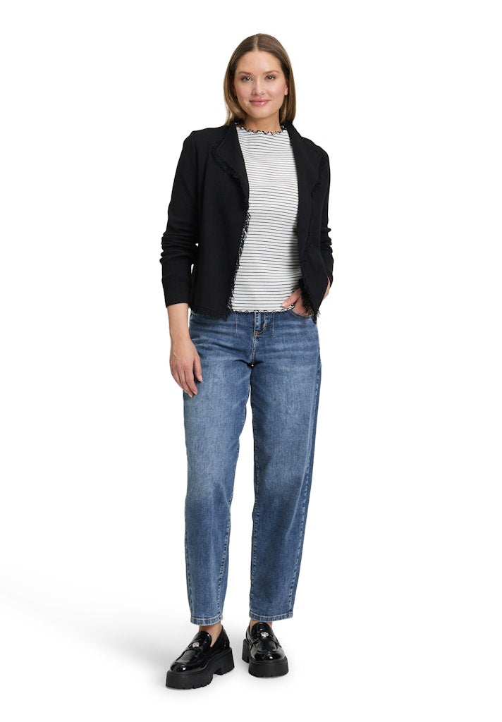 Cartoon Damen Strickjacken Black