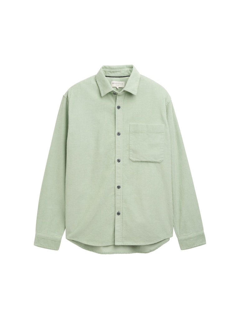 Tom Tailor denim Herren Hemden lang Fresh Mint Gree