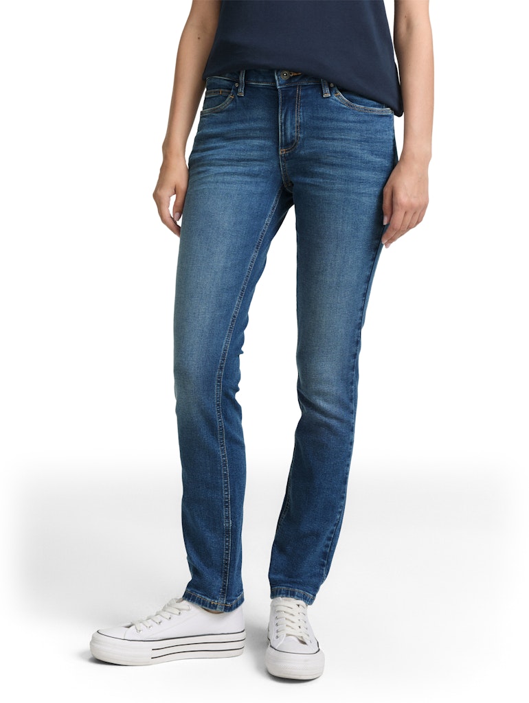 Tom Tailor Damen Jeans Clean Mid Stone