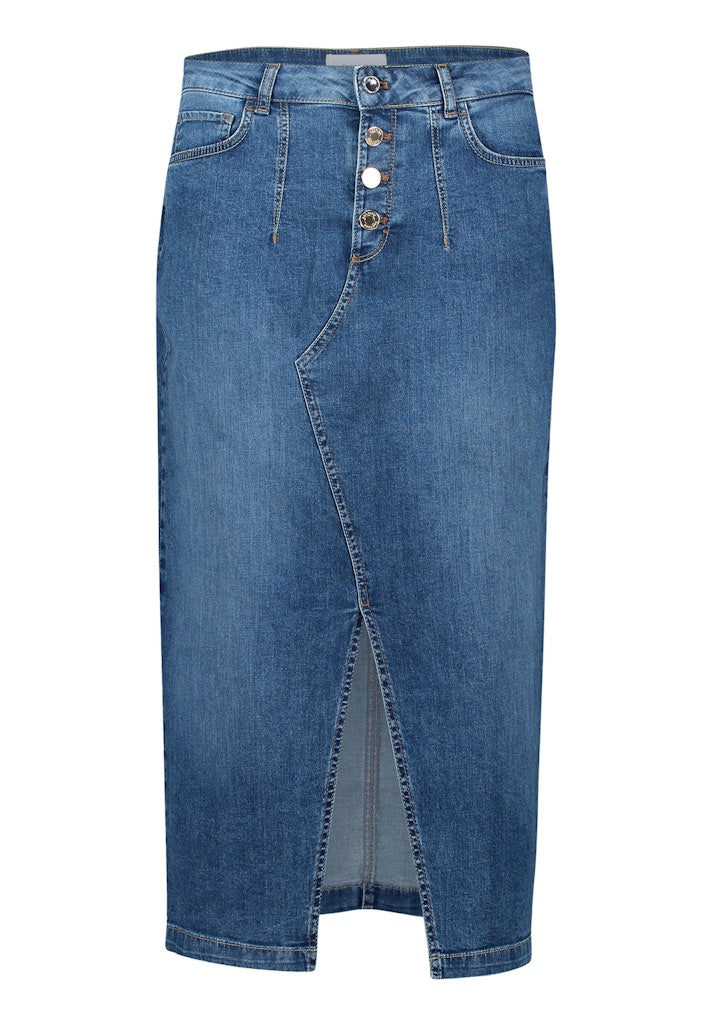 Cartoon Damen Rcke Dark Blue Denim