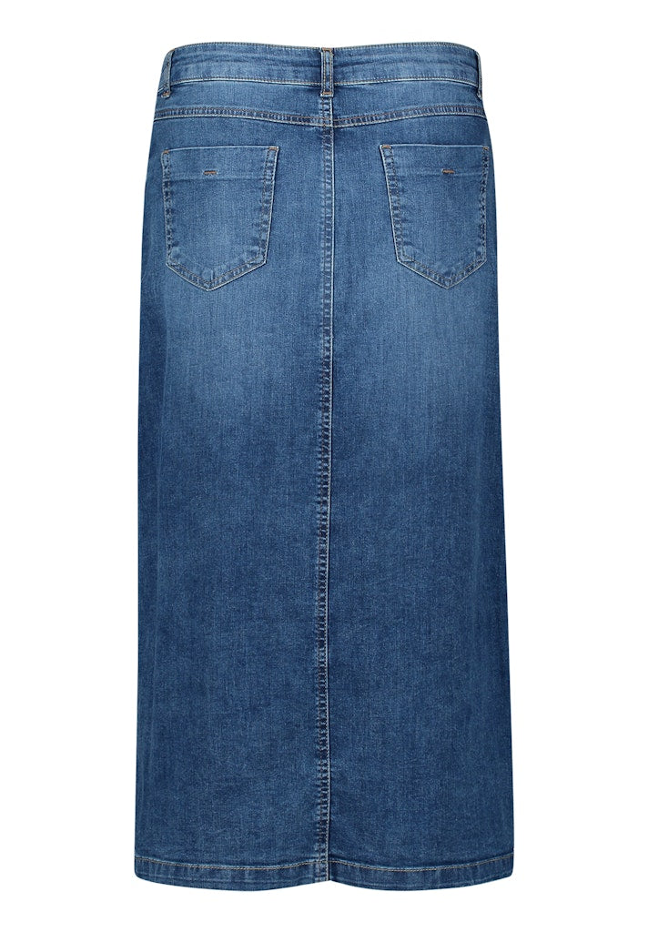 Cartoon Damen Rcke Dark Blue Denim