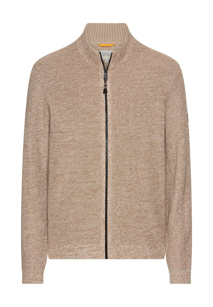 Camel active Herren Strickjacken  Oatmeal