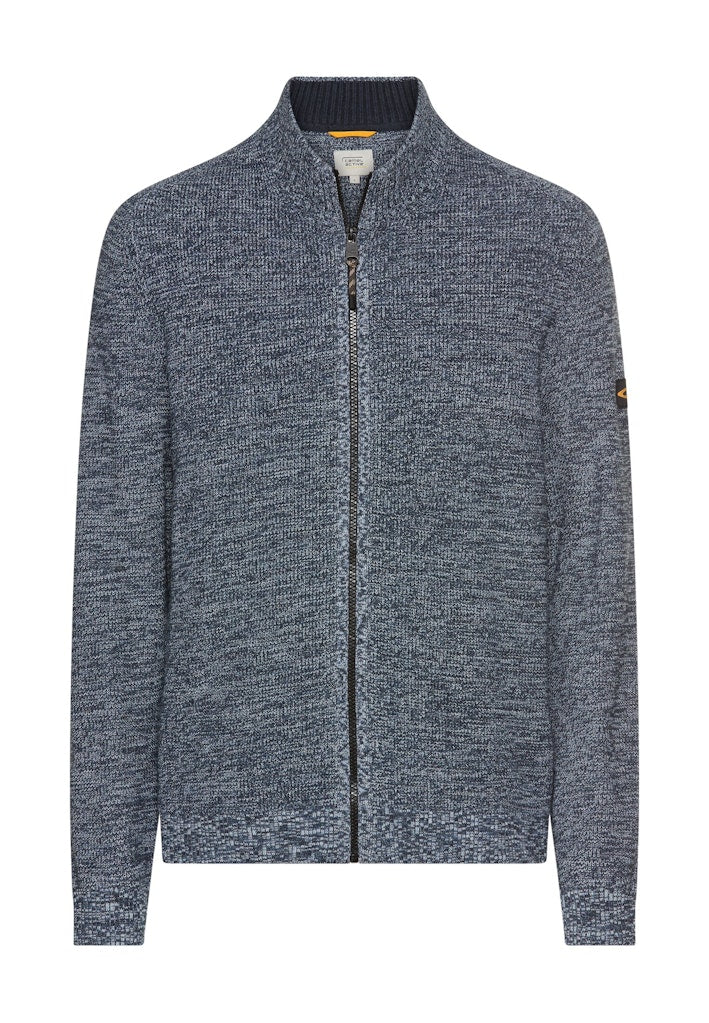 Camel active Herren Strickjacken  Tinted Blue