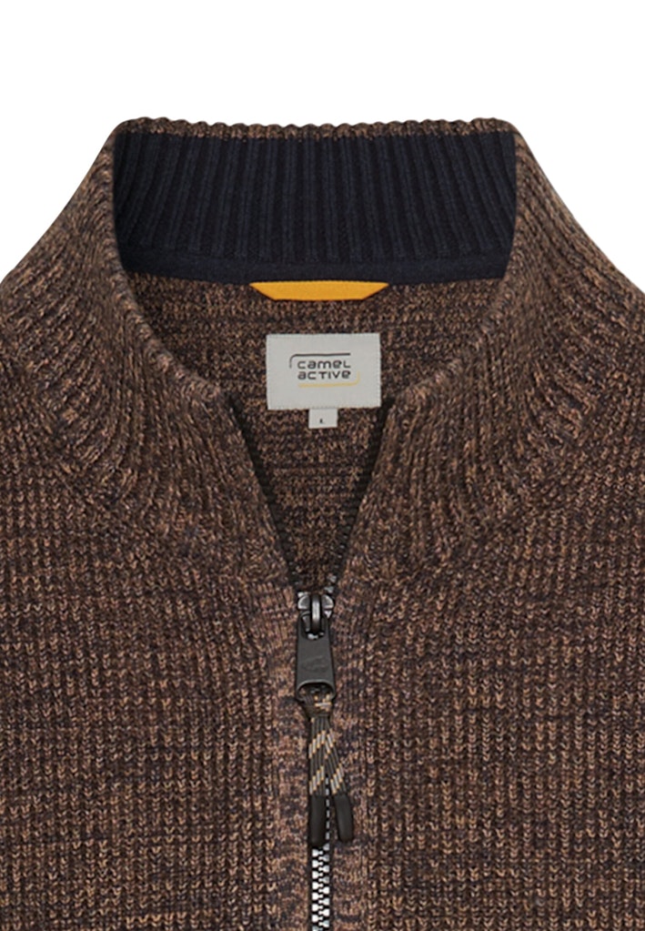 Camel active Herren Strickjacken  Dark Brown