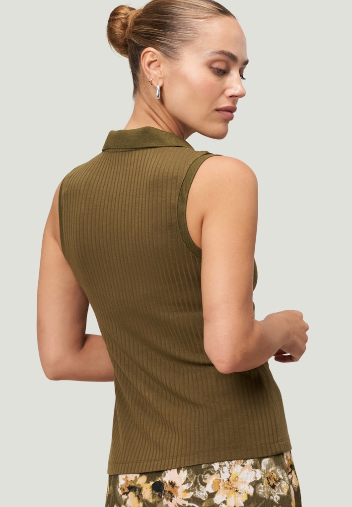 Zero Damen Tops Dark Olive