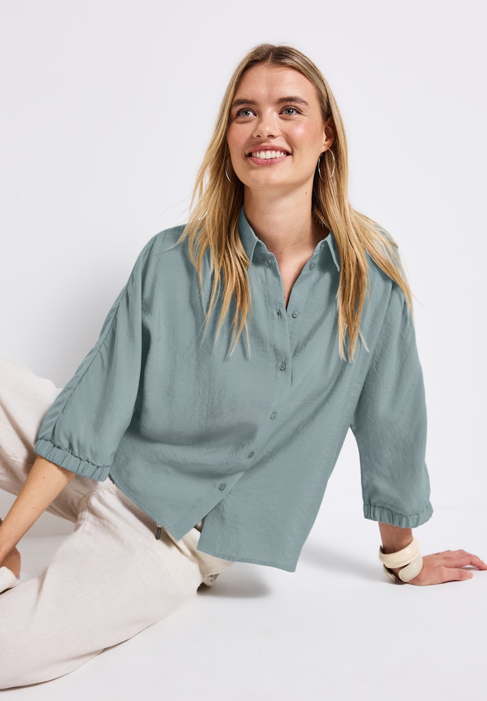 Street One Damen Blusen  Arona Blu
