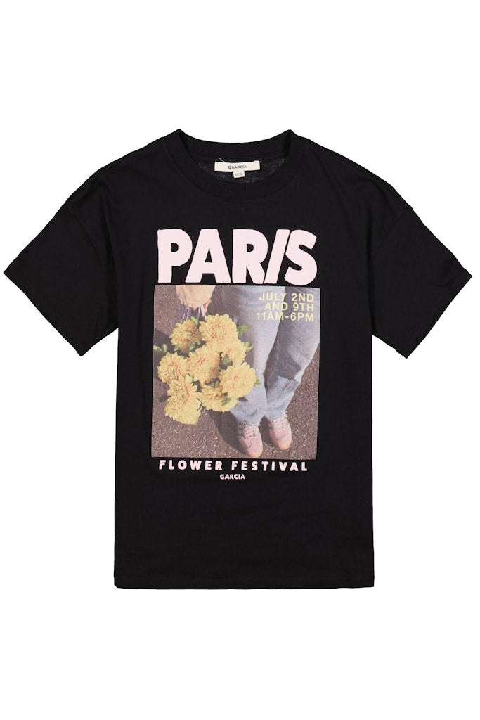 Garcia Mädchen T-Shirts & Tops Off Black