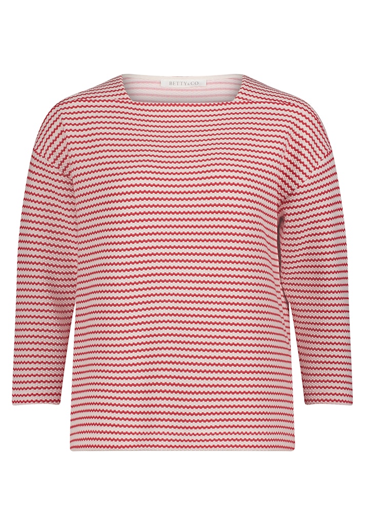 Betty & Co Damen Sweatshirts Red/Cream