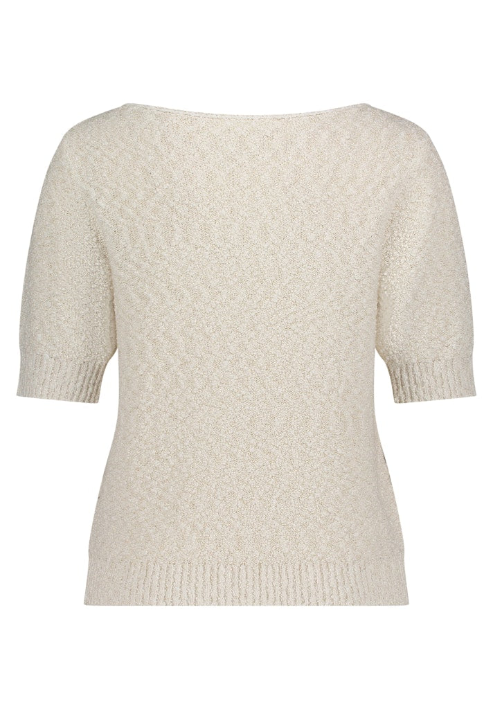 Betty & Co Damen Pullover Cream/Gold
