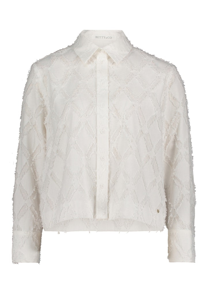 Betty & Co Damen Blusen Offwhite