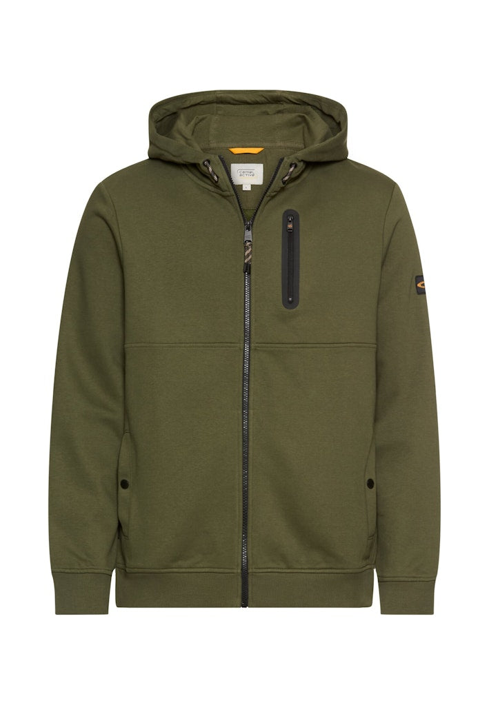 Camel active Herren Sweatjacken  Forest Green