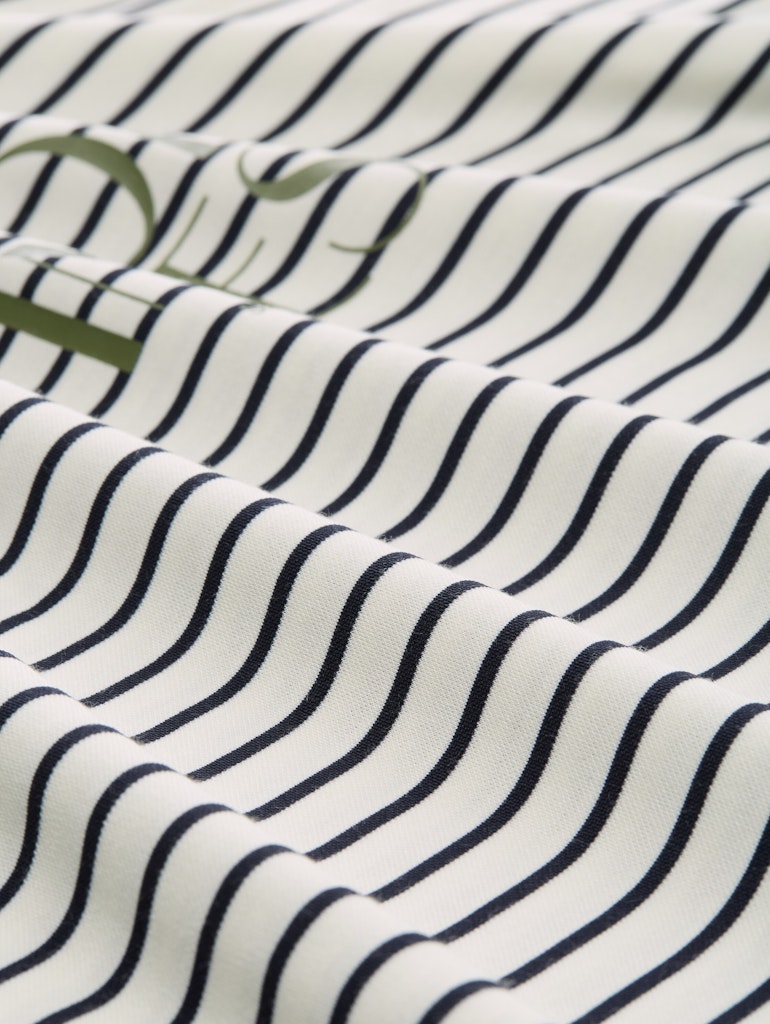 Tom Tailor Damen T-Shirts Offwhite Navy T
