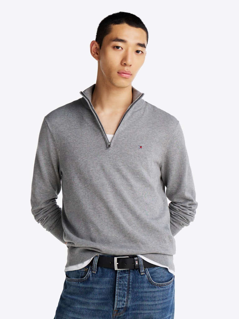 Tommy Hilfiger Herren Pullover P Grey