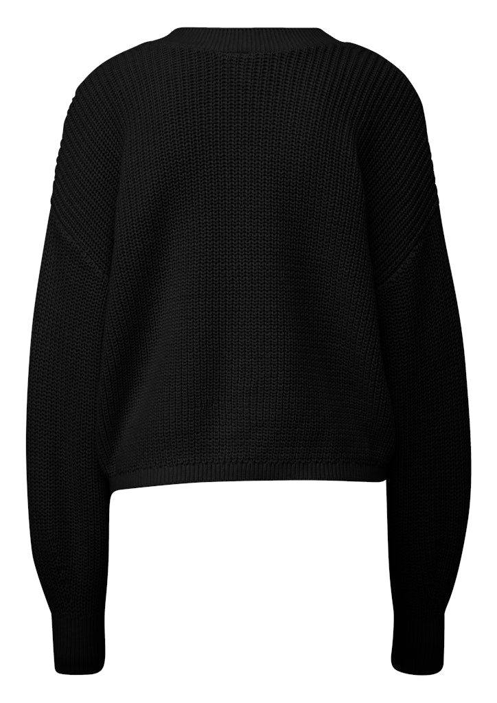 QS by S.Oliver Damen Strickjacken Grey/Black
