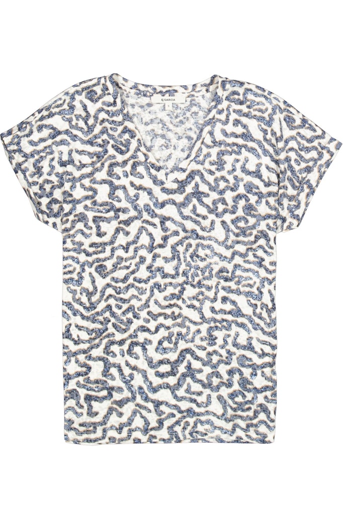 Garcia Damen T-Shirts Summer Cobalt