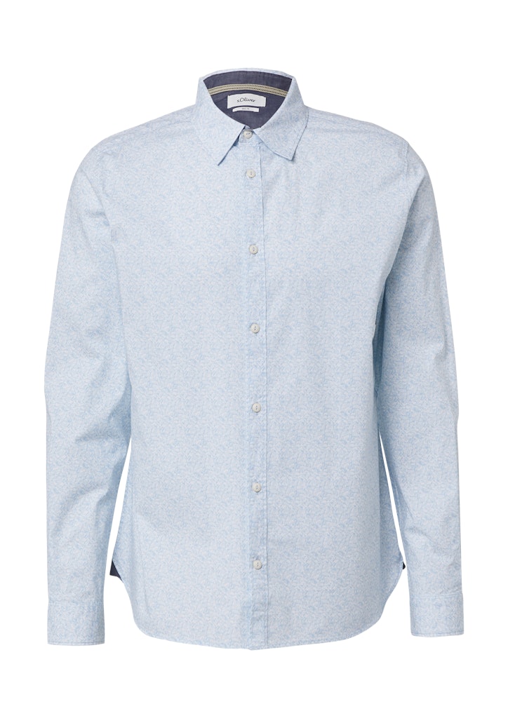 S. Oliver red Herren Hemden lang Blue