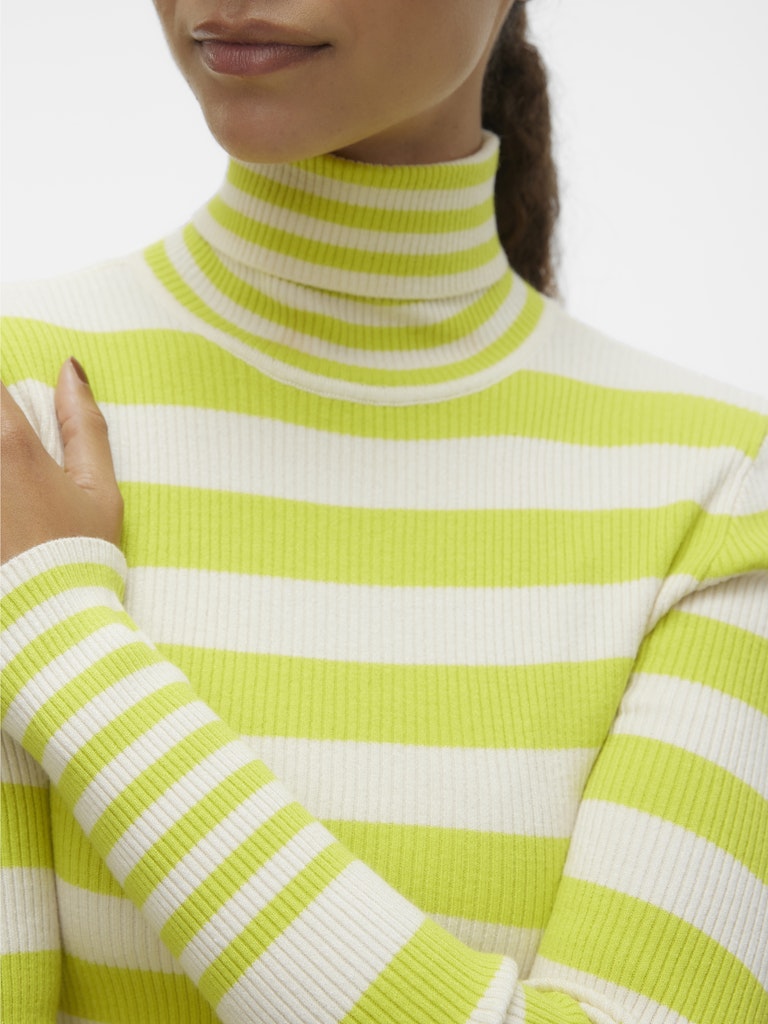 Vero Moda Damen Pullover Birch/W. Sulphu