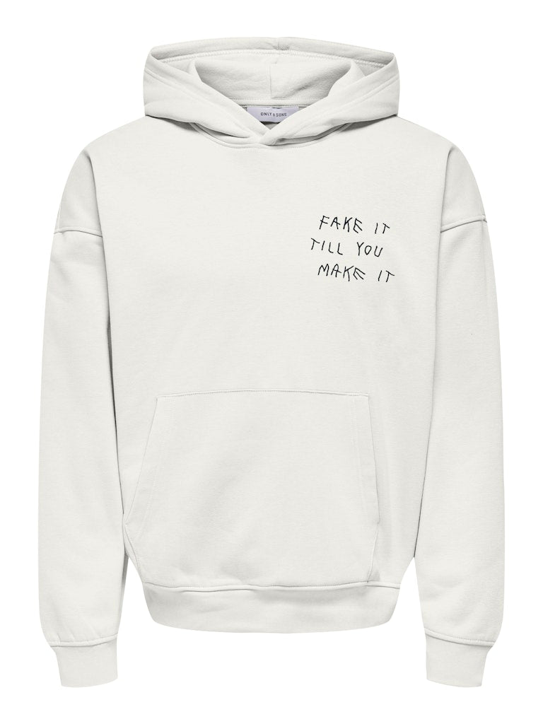 Only & Sons Herren Sweatshirts Cloud Dancer