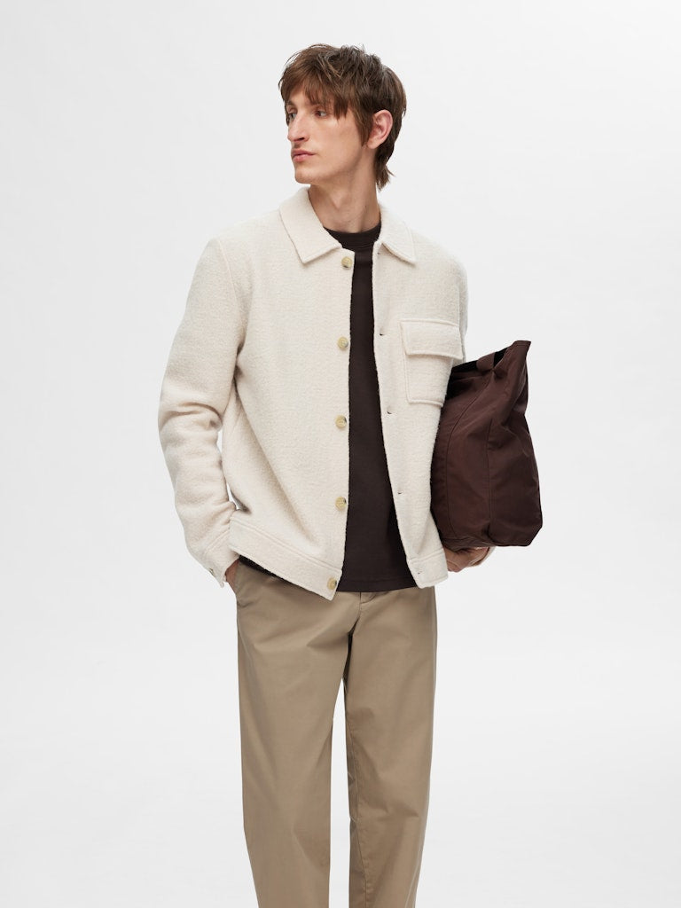 Selected homme Herren Strickjacken  Oatmeal