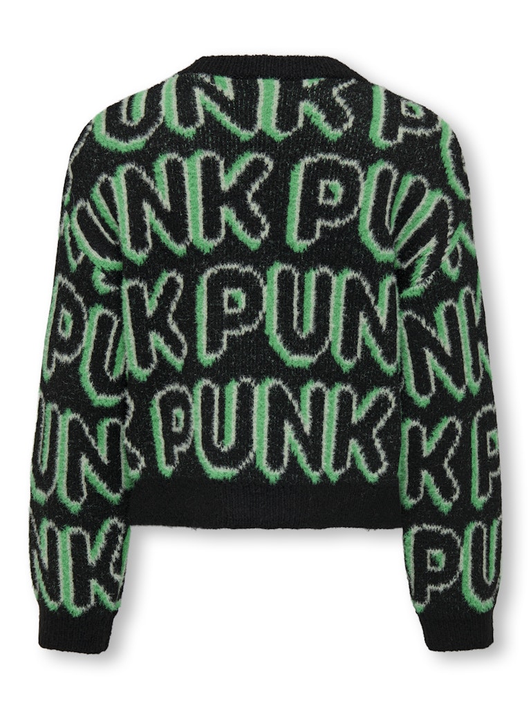 Only Mädchen Pullover & Strickjacken Black/Green Bee
