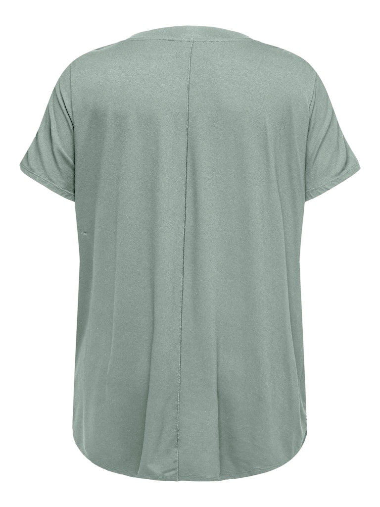 Only Caramkoma Damen T-Shirts Aqua Gray