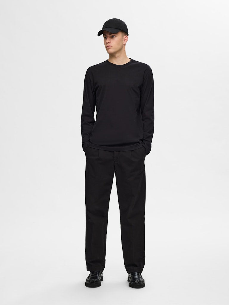 Selected homme Herren T-Shirts kurz  Black
