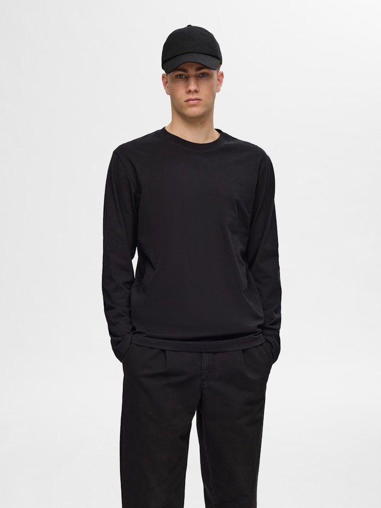Selected homme Herren T-Shirts kurz  Black