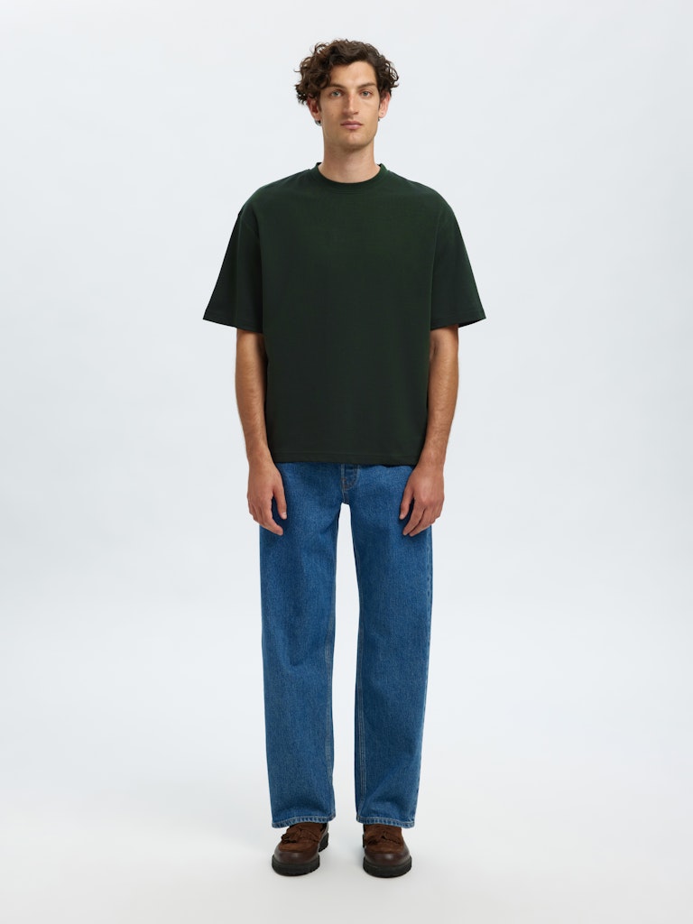 Selected homme Herren T-Shirts kurz Deep For