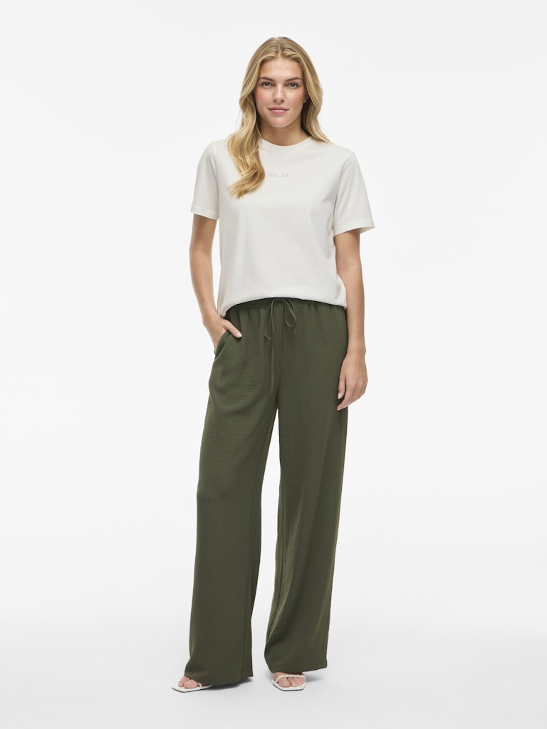 Vila Damen T-Shirts Snow White/Rela