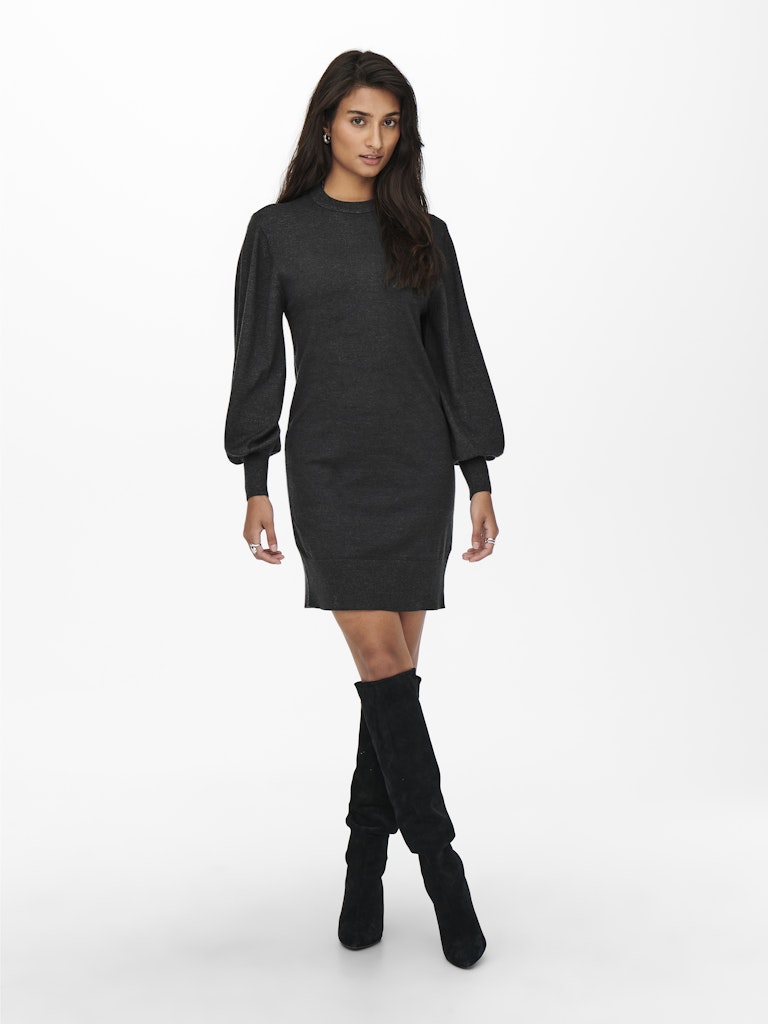 Only Damen Kleider Dark Grey Melan
