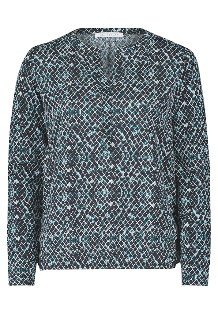 Betty & Co Damen T-Shirts Mint/Black