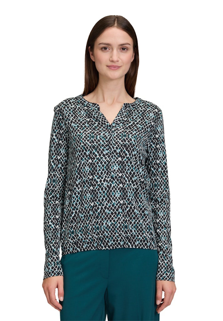 Betty & Co Damen T-Shirts Mint/Black